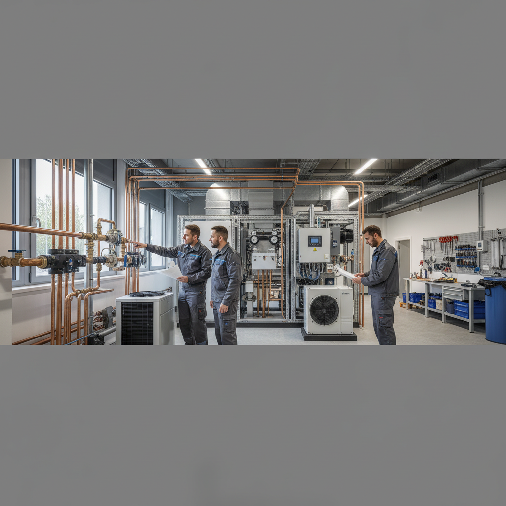 Installation de plomberie et chauffage professionnel